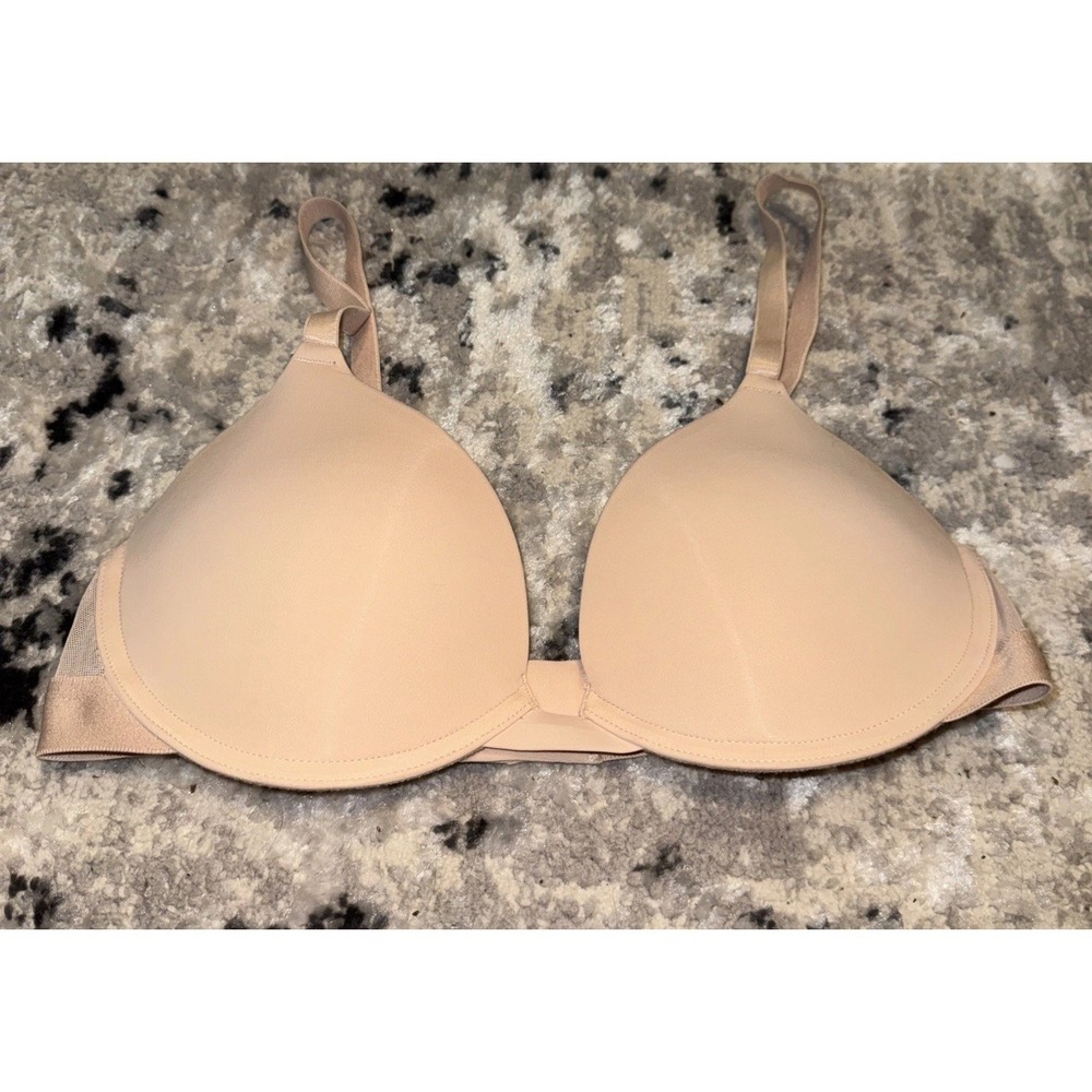 Pepper Bra Womens Beige Underwire Lined Size 38A